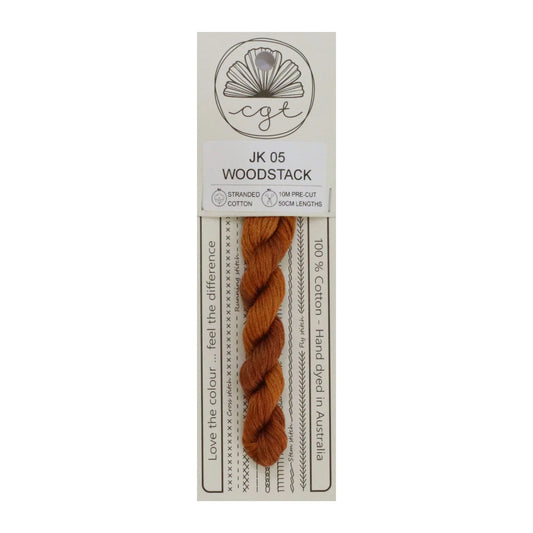 Woodstack JK05 Cottage Garden Thread Pre-Cut 6 Stranded Hand Dyed Embroidery Floss