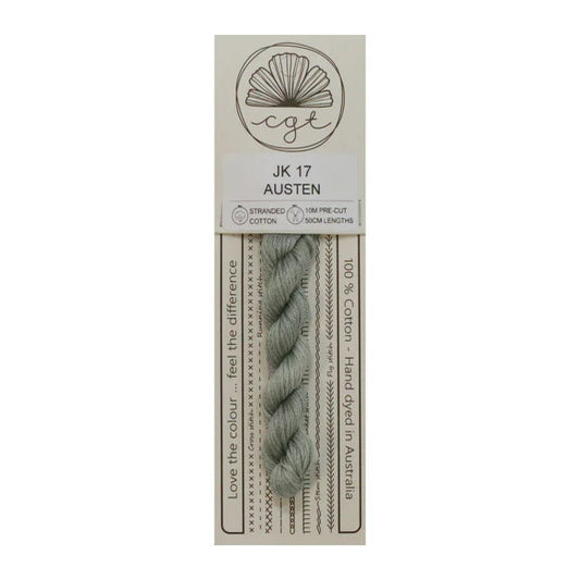 Austen JK17 Cottage Garden Thread Pre-Cut 6 Stranded Hand Dyed Embroidery Floss