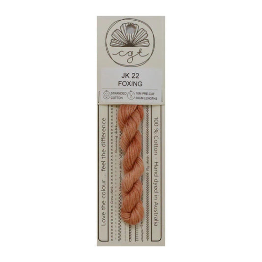 Foxing JK22 Cottage Garden Thread Pre-Cut 6 Stranded Hand Dyed Embroidery Floss