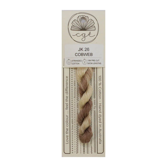 Cobweb JK26 Cottage Garden Thread Pre-Cut 6 Stranded Hand Dyed Embroidery Floss
