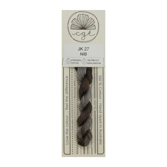 Nib JK27 Cottage Garden Thread Pre-Cut 6 Stranded Hand Dyed Embroidery Floss