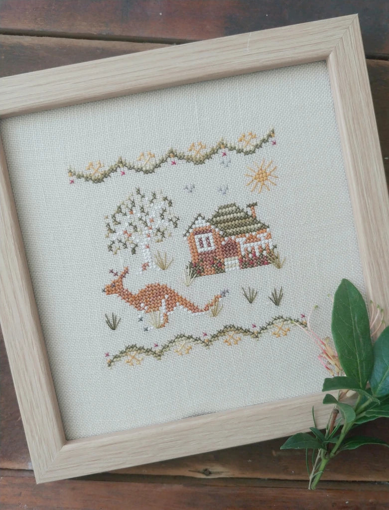 Kangaroo Avenue Cross Stitch Pattern by Mojo Stitches