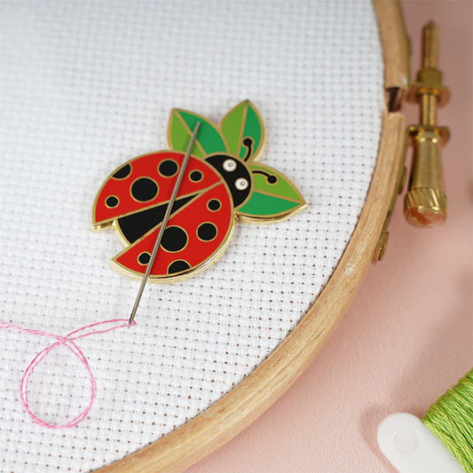 Ladybird Magnetic Needle Minder by Caterpillar Cross Stitch