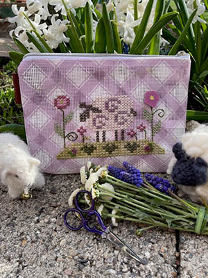 Lamb Mini Bag cross-stitch pattern by Shepherds Bush