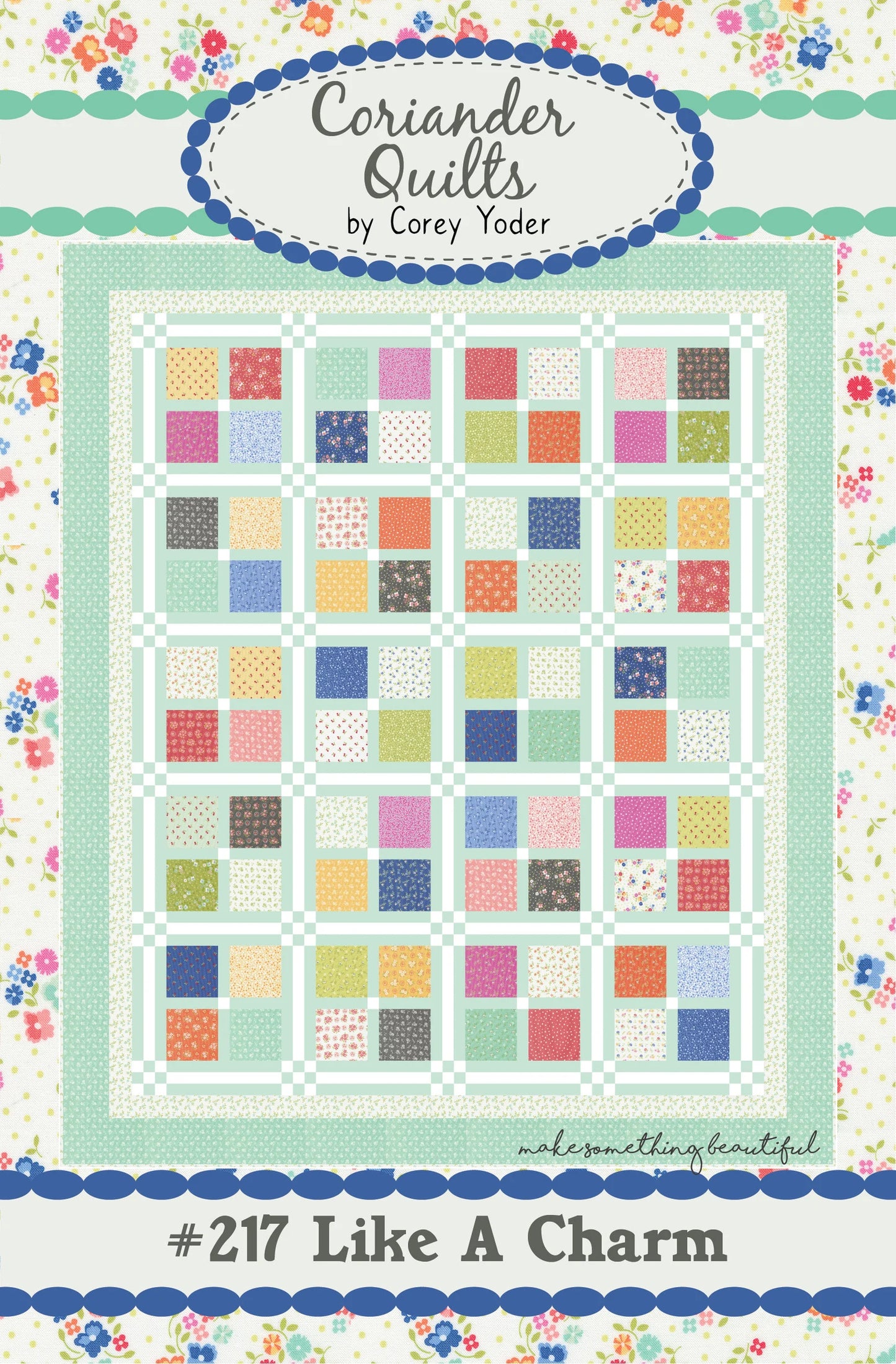 Like A Charm Quilt Pattern by Corey Yoder of Coriander Quilts