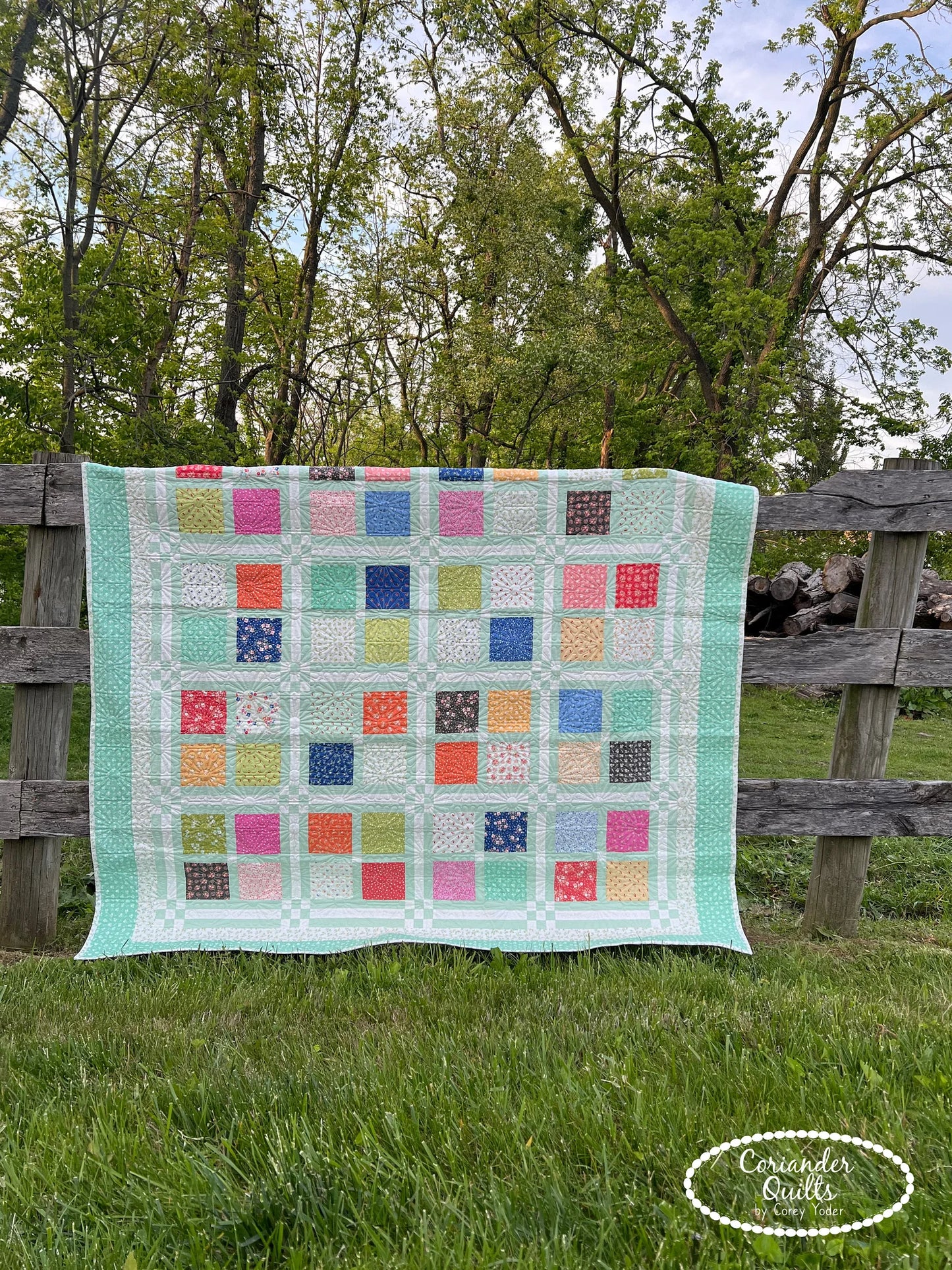 Like A Charm Quilt Pattern by Corey Yoder of Coriander Quilts