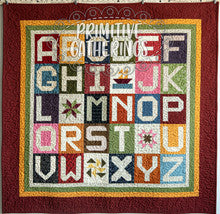 Mini Alphabet Quilt Pattern by Primitive Gatherings