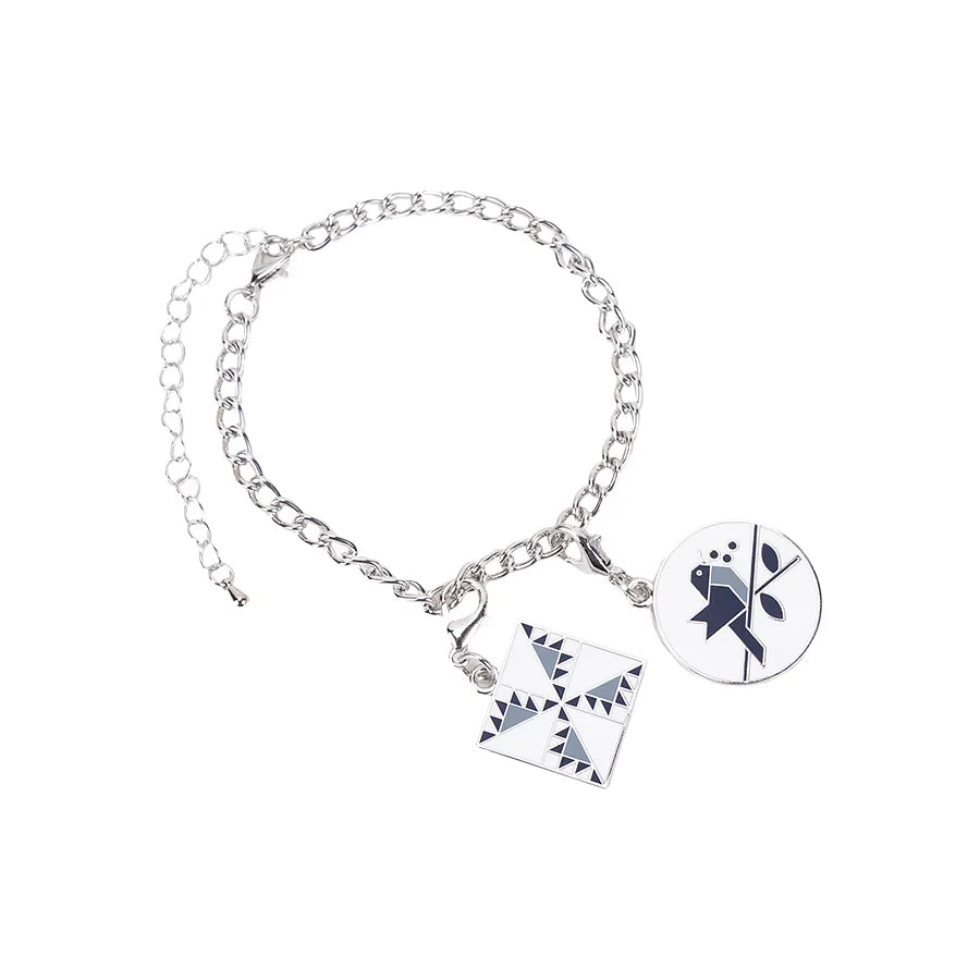 Bluebirds Nest Collector Series Bin by Kansas Troubles for Moda Fabrics