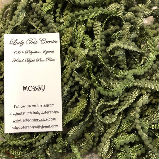 Mossy Pom Pom by Lady Dot Creates