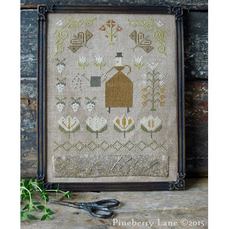Mrs Maguire's Garden Cross Stitch Pattern by Pineberry Lane