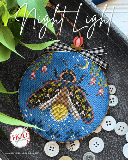 Night Light Cross Stitch Pattern by Hands on Design