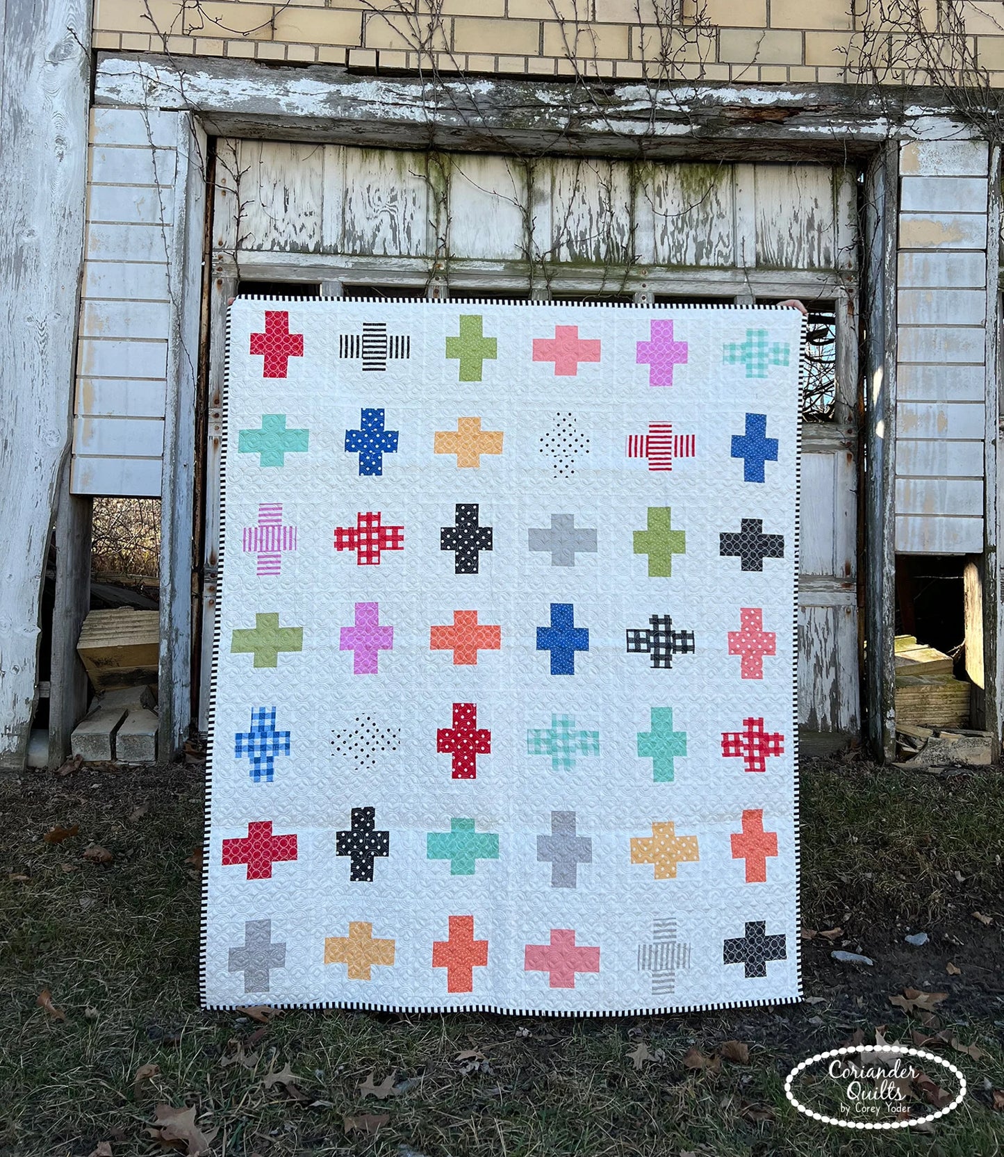 Positively Charming Quilt Pattern by Corey Yoder of Coriander Quilts