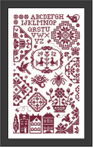 Quaker de l' Ete Cross Stitch pattern by Jardin Prive