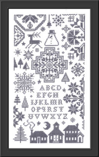 Quaker de l' Hiver Cross Stitch pattern by Jardin Prive