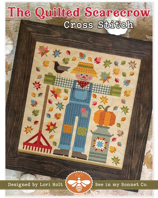 The Quilted Scarecrow Cross Stitch Pattern by Lori Holt of Bee in my Bonnet