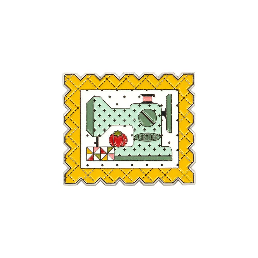 The Quilting Bee Enamel Needle Minder by Lori Holt for It's Sew Emma