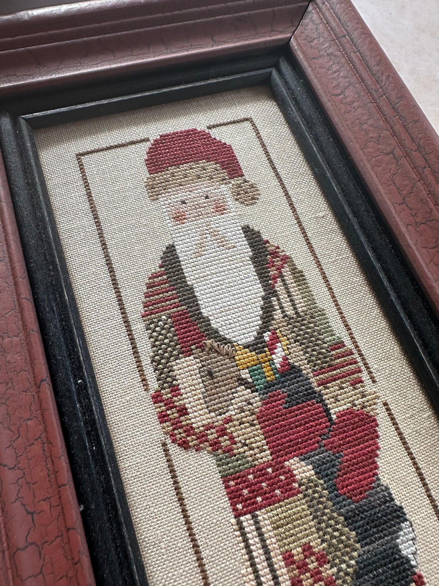 Santa 2003 Cross Stitch Pattern Heart in Hand