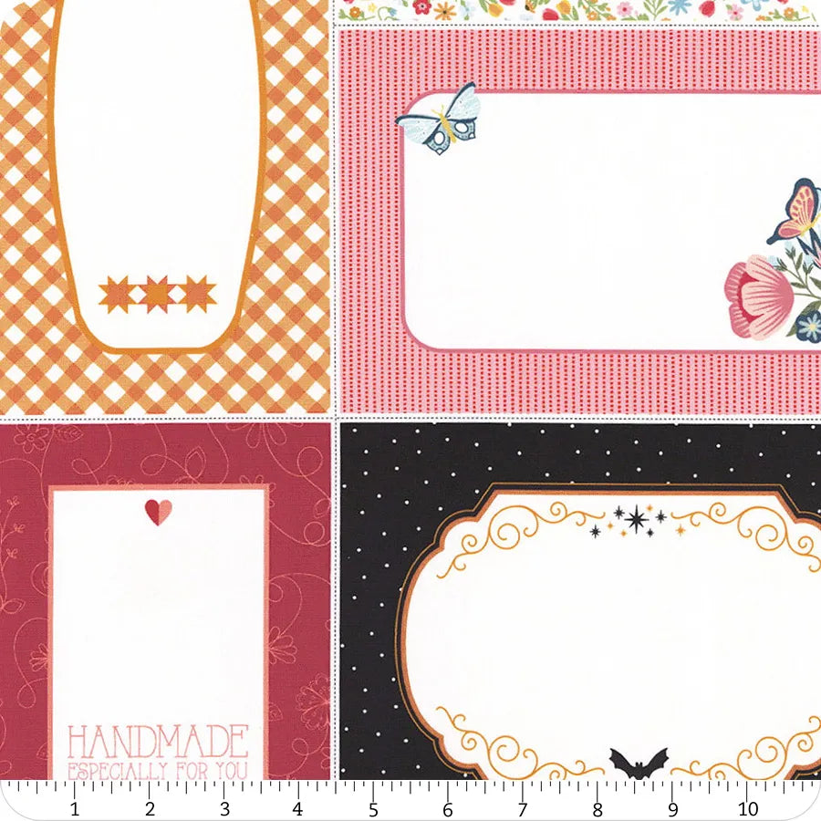 Stitched With Love Kimberbell Label Panel for Maywood Studio