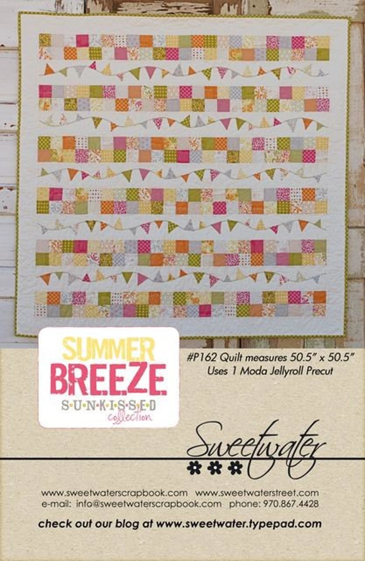 Summer Breeze Sunkissed Collection Quilt Pattern by Sweetwater