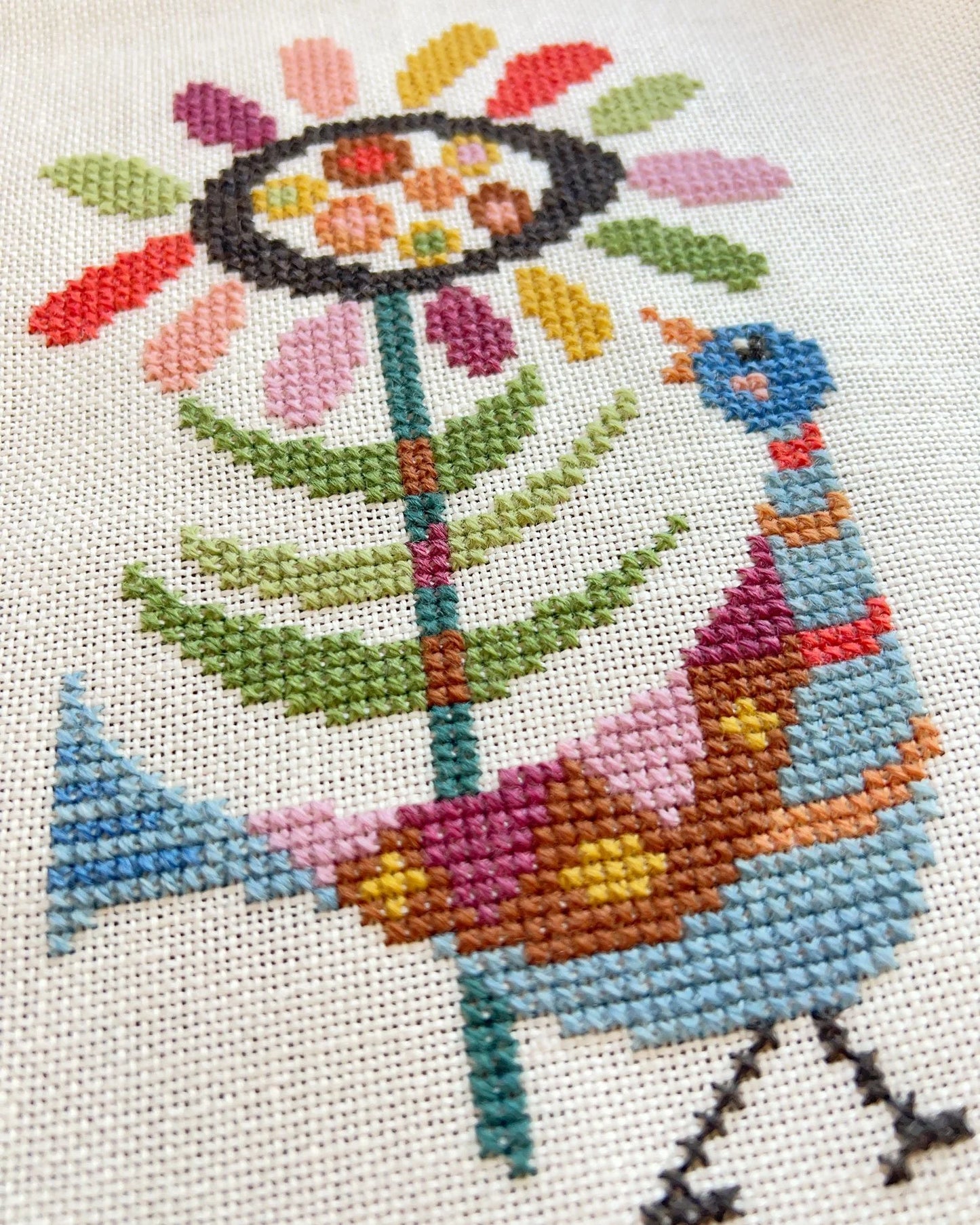 Sunny Side Cross Stitch Pattern by Satsuma Street