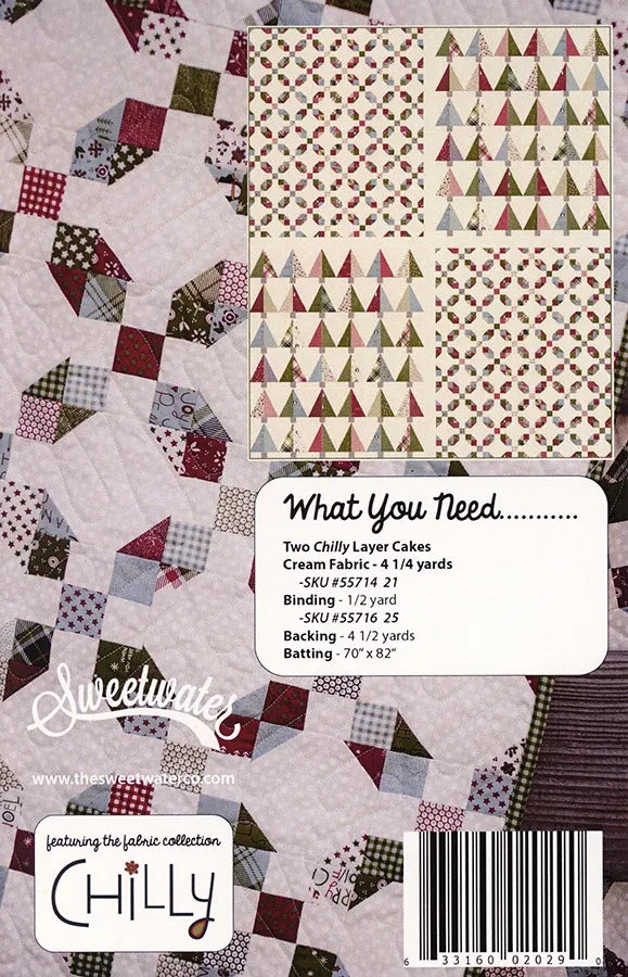 Frost and Flurries Quilt Pattern by Sweetwater
