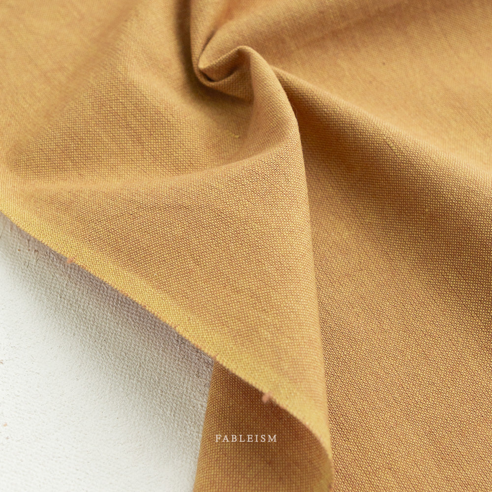 Watercolor Wovens Ochre WW190 by Fableism Supply Co (sold in 25cm increments)