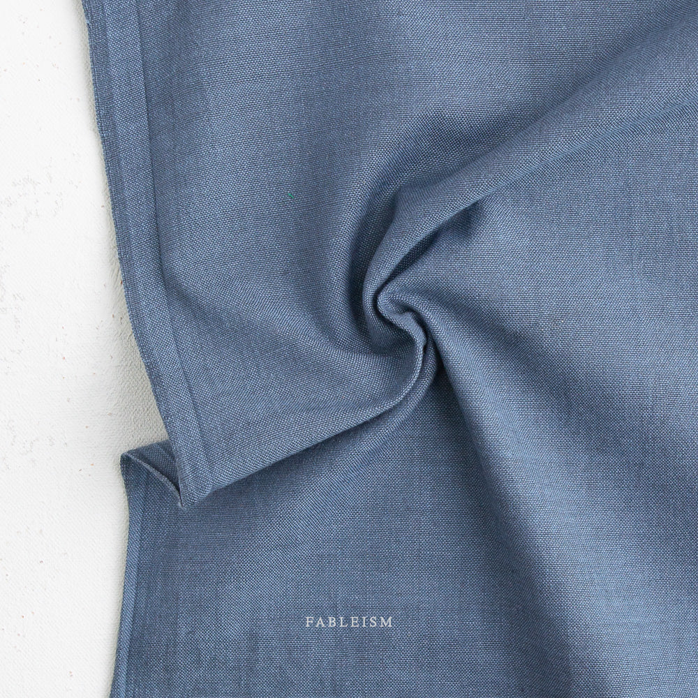 Watercolor Wovens French Blue WW300 by Fableism Supply Co (sold in 25cm increments)