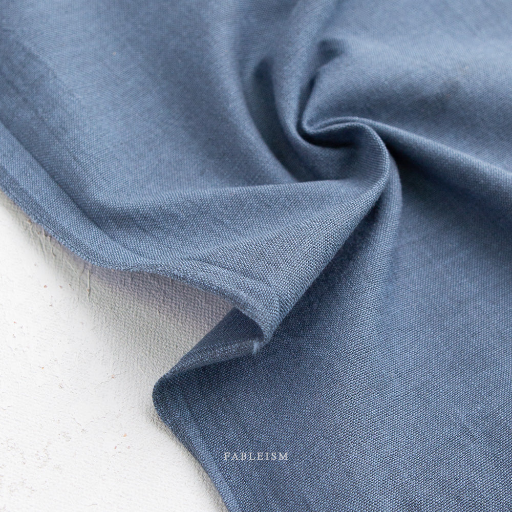 Watercolor Wovens French Blue WW300 by Fableism Supply Co (sold in 25cm increments)