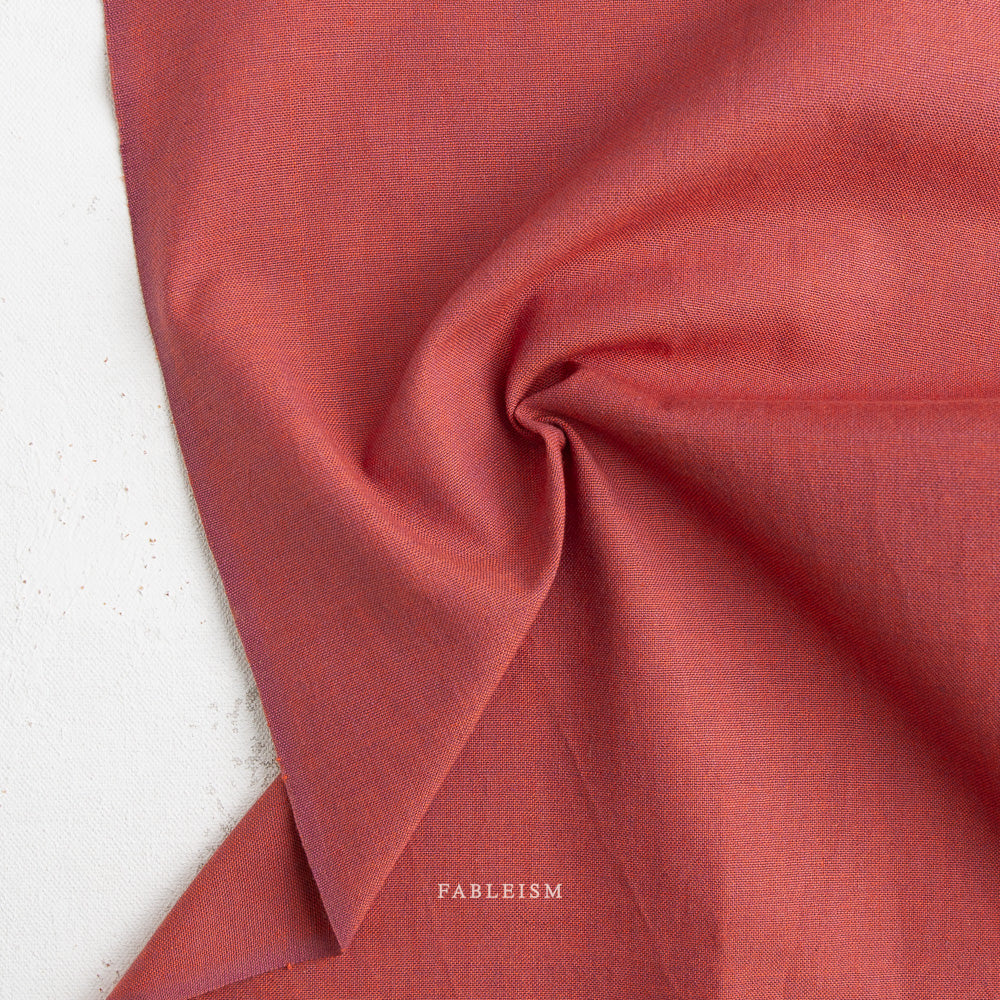 Watercolor Wovens Poppy WW390 by Fableism Supply Co (sold in 25cm increments)