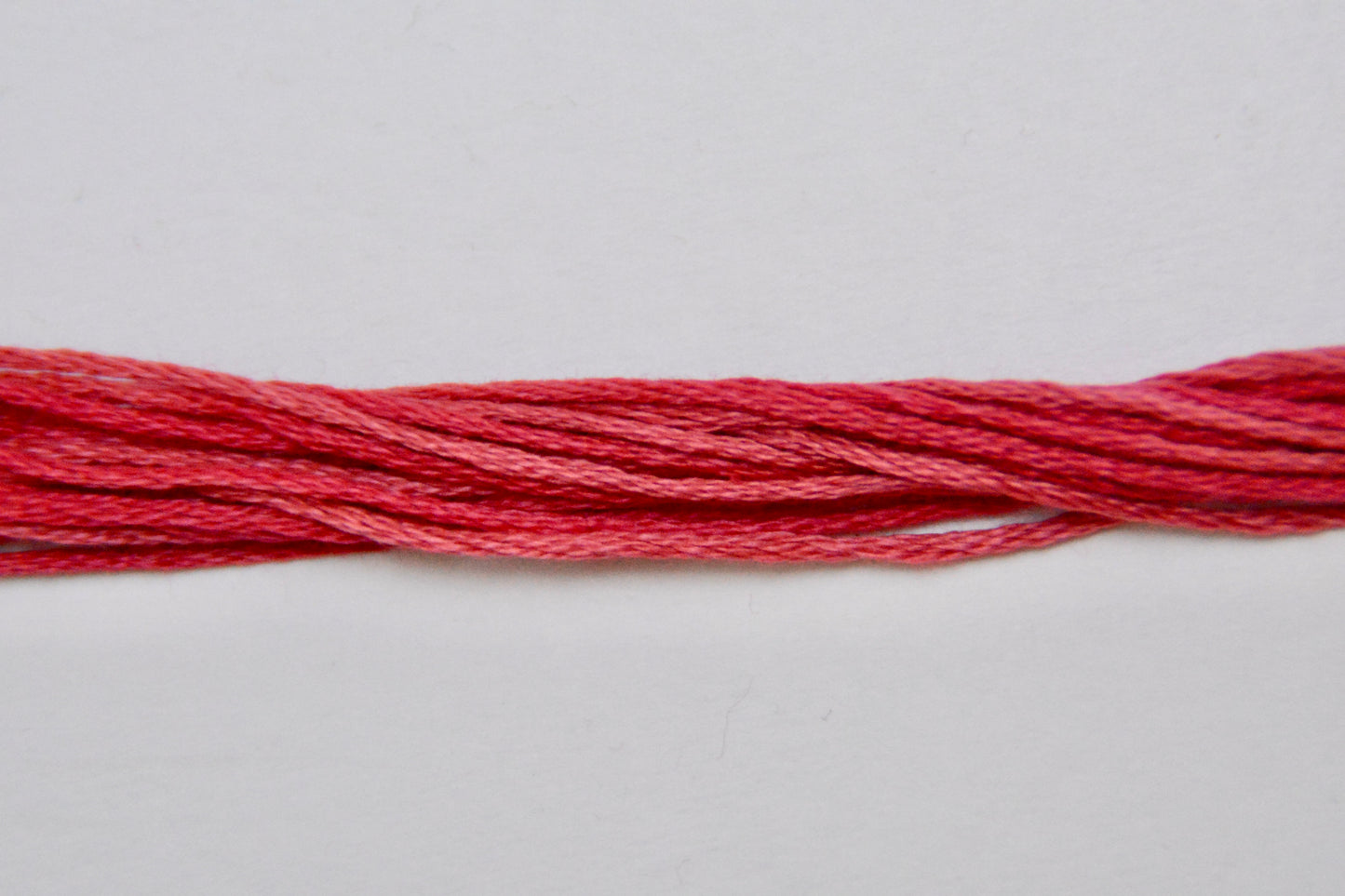 Aztec Red 2258 Weeks Dye Works 6-Strand Hand-Dyed Embroidery Floss