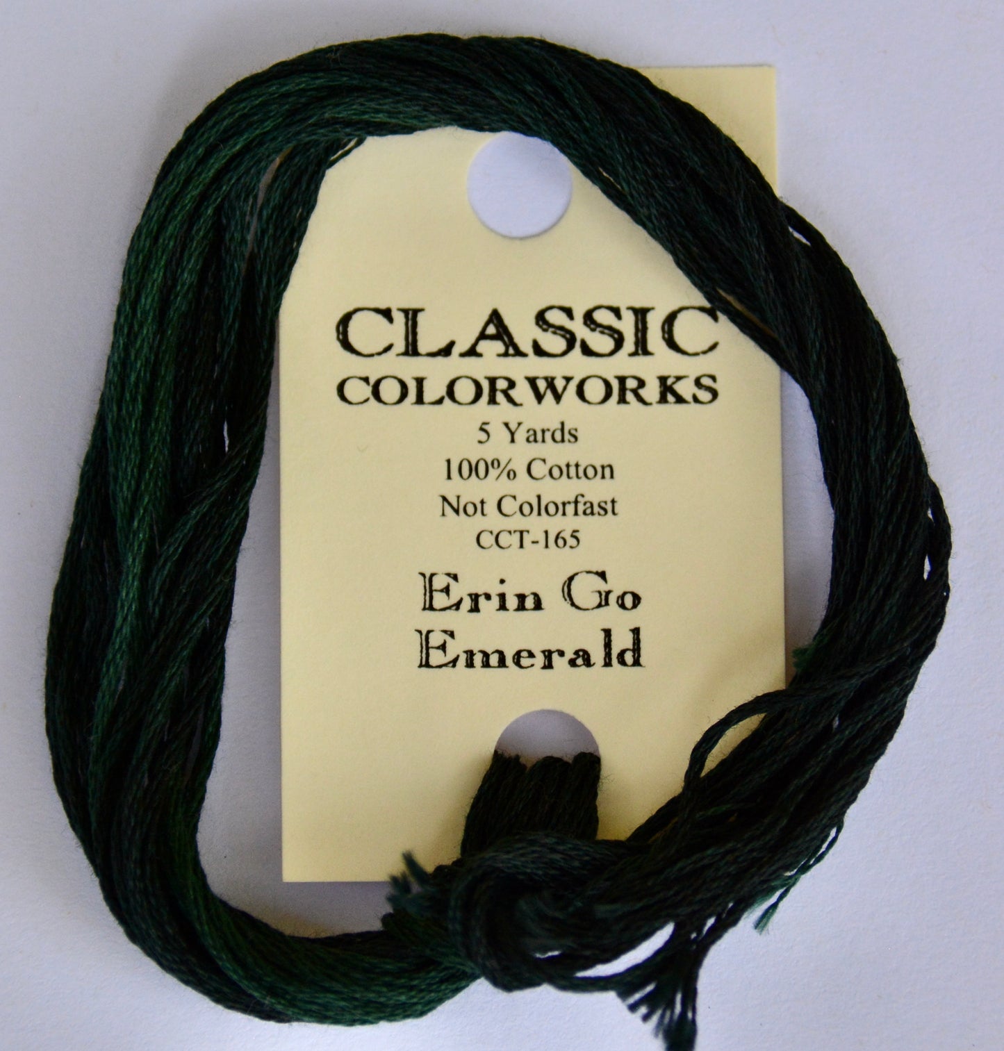 Erin Go Emerald Classic Colorworks 6-Strand Hand-Dyed Embroidery Floss