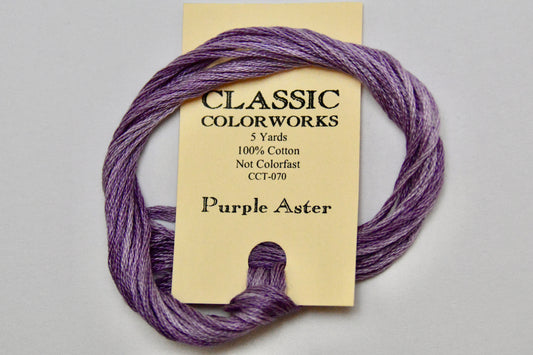 Purple Aster Classic Colorworks 6 Strand Hand-Dyed Embroidery Floss