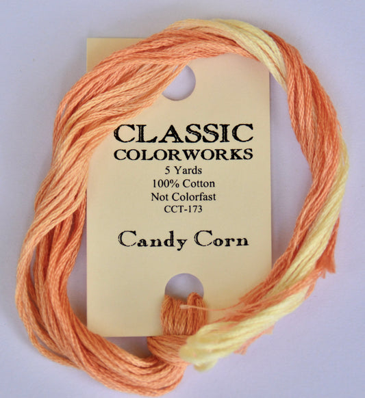 Candy Corn Classic Colorworks 6-Strand Hand-Dyed Embroidery Floss