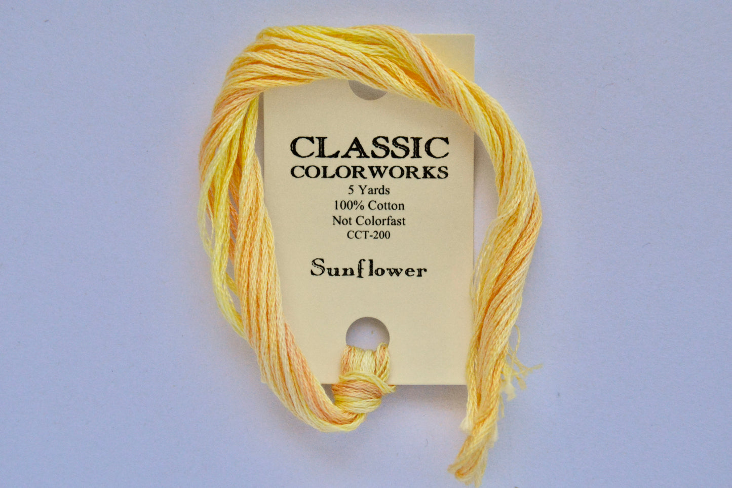 Sunflower Classic Colorworks 6-Strand Hand-Dyed Embroidery Floss