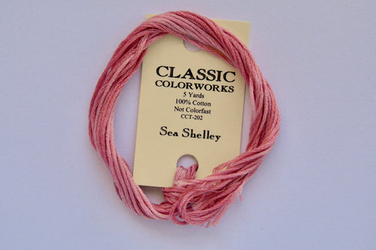 Sea Shelley Classic Colorworks 6-Strand Hand-Dyed Embroidery Floss