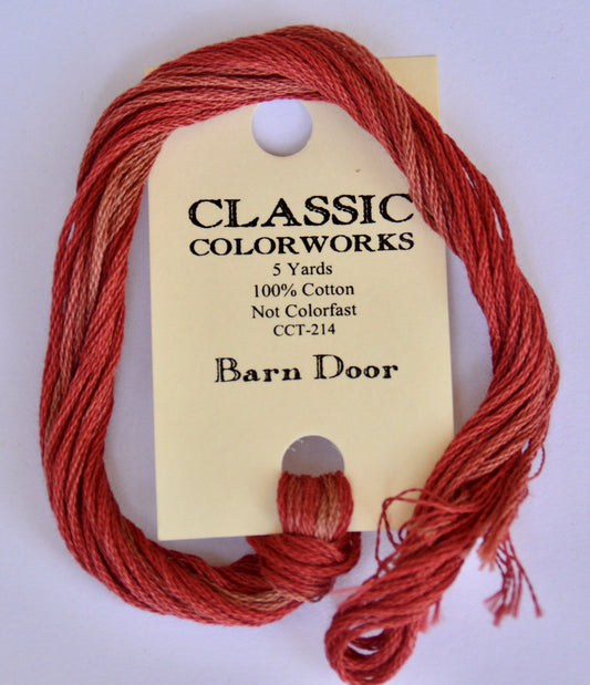 Barn Door Classic Colorworks 6-Strand Hand-Dyed Embroidery Floss