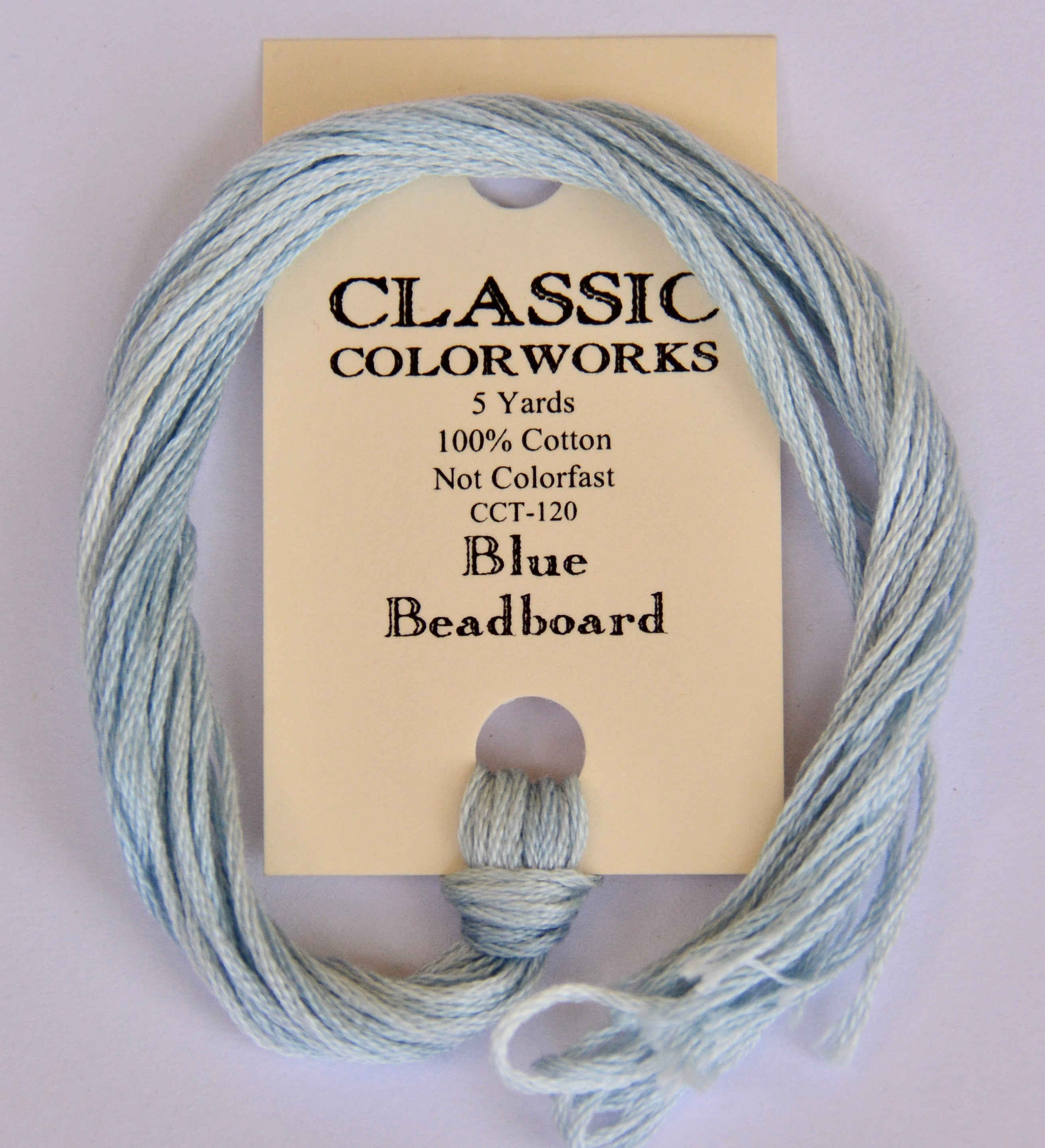 Classic Colorworks Blue Beadboard Classic Colorworks 6-Strand Hand-Dyed Embroidery Floss ...
