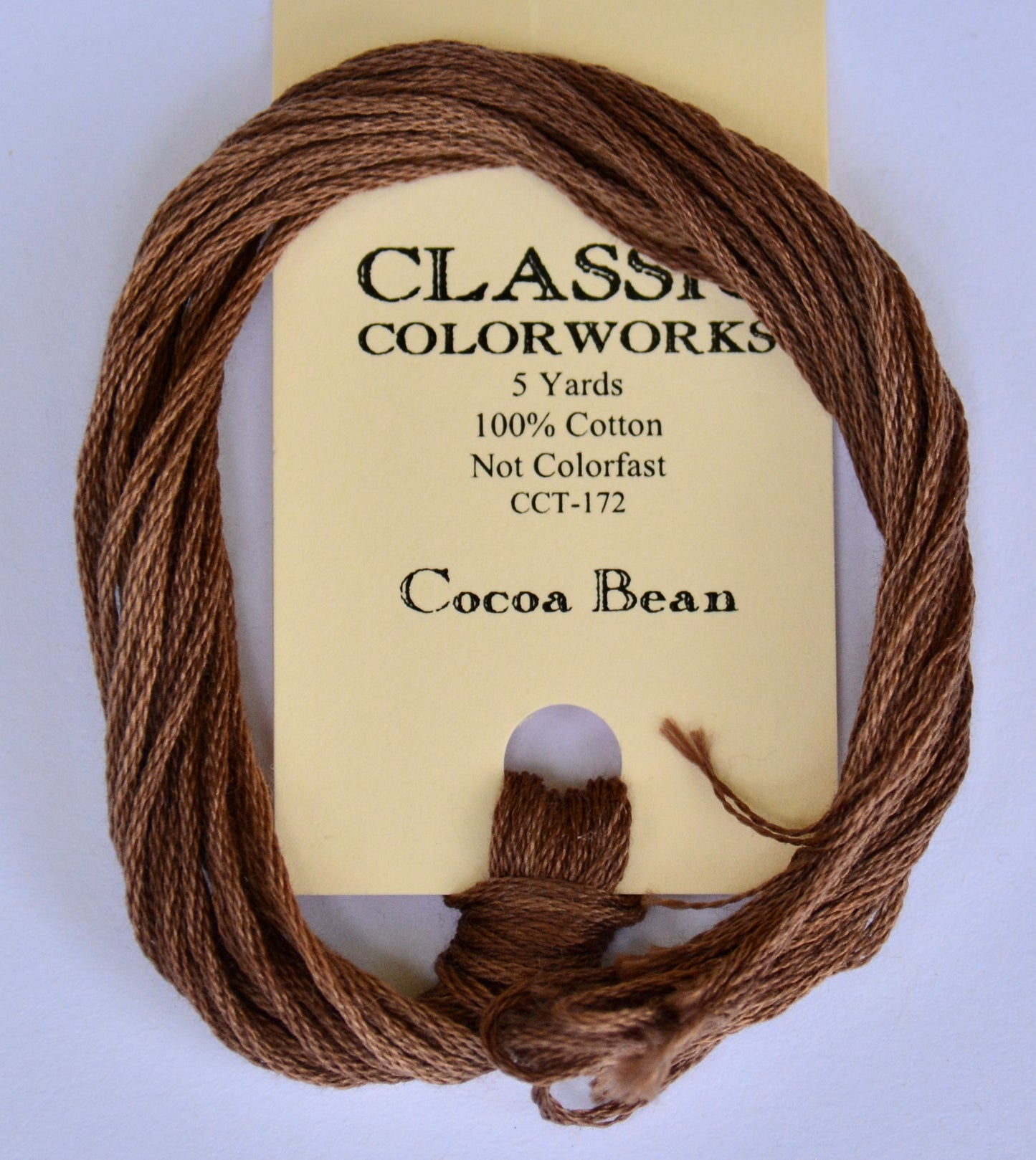 Cocoa Bean Classic Colorworks 6-Strand Hand-Dyed Embroidery Floss