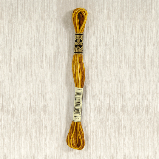 DMC 111 Variegated Mustard 6 Strand Embroidery Floss