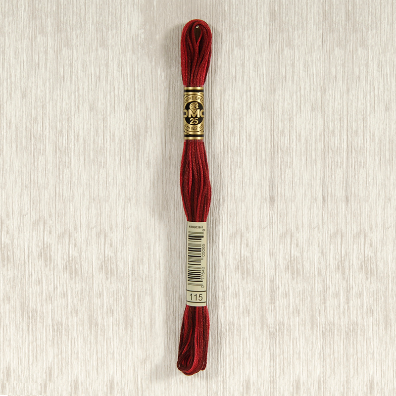 DMC 115 Variegated Garnet 6 Strand Embroidery Floss