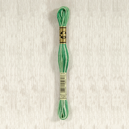 DMC 125 Variegated Seafoam Green 6 Strand Embroidery Floss