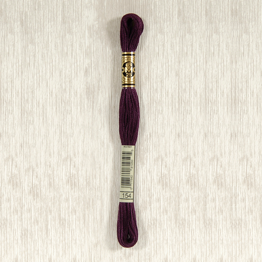 DMC 154 Very Dark Grape 6 Strand Embroidery Floss