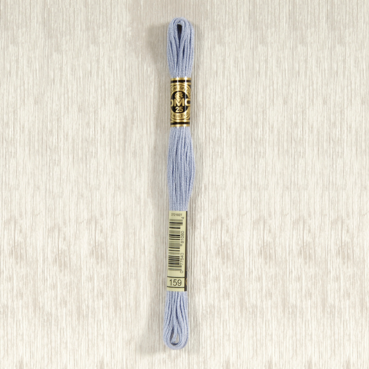 DMC 159 Light Gray Blue 6 Strand Embroidery Floss