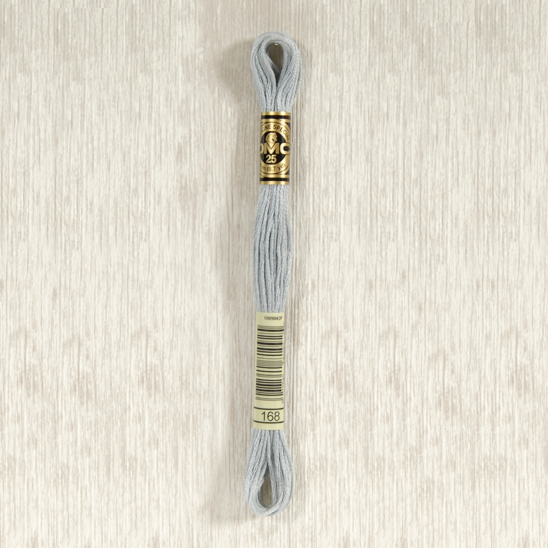 DMC 168 Very Light Pewter 6 Strand Embroidery Floss