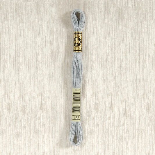 DMC 168 Very Light Pewter 6 Strand Embroidery Floss