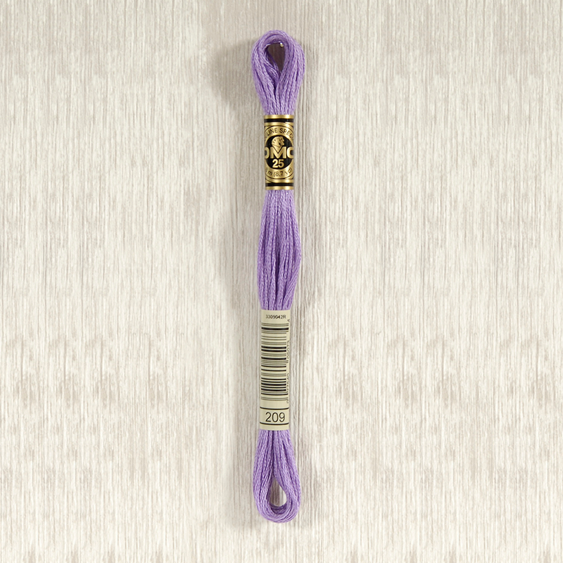 DMC 209 Dark Lavender 6 Strand Embroidery Floss