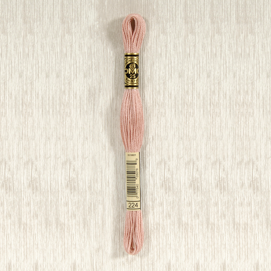 DMC 224 Very Light Shell Pink 6 Strand Embroidery Floss