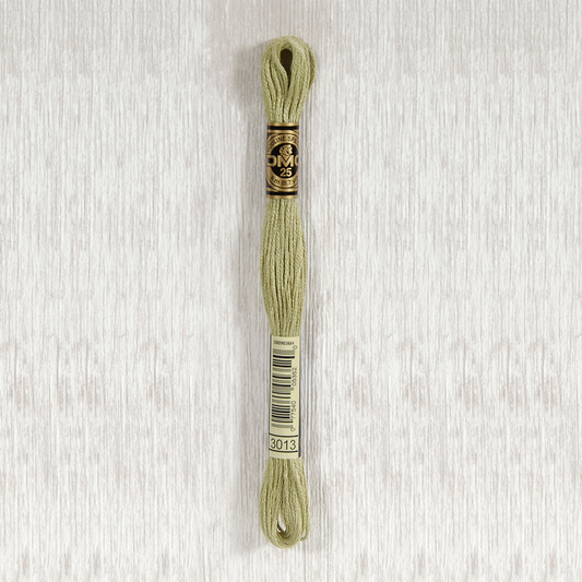 DMC 3013 Light Khaki Green 6 Strand Embroidery Floss