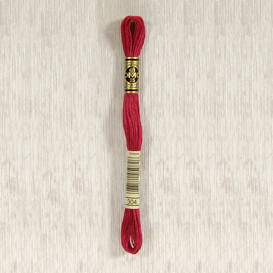 DMC 304 Medium Red 6 Strand Embroidery Floss