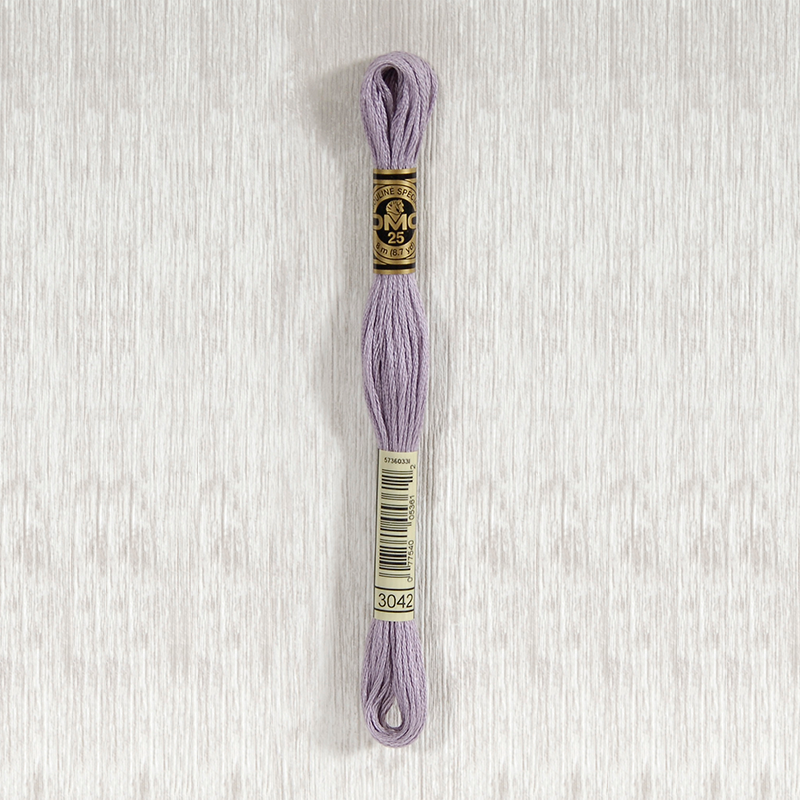 DMC 3042 Light Antique Violet 6 Strand Embroidery Floss